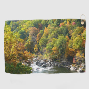 Fall Colour at Ohiopyle State Park Golf Towel