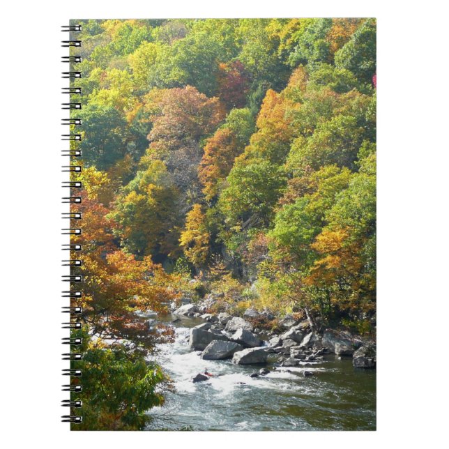 Fall Colour at Ohiopyle State Park Notebook (Front)