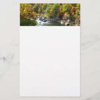 Fall Colour at Ohiopyle State Park Stationery