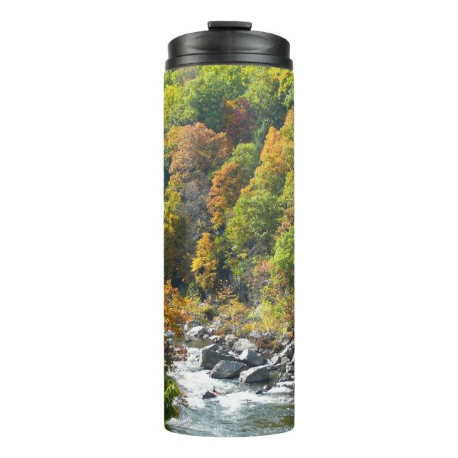 Fall Colour at Ohiopyle State Park Thermal Tumbler (Front)