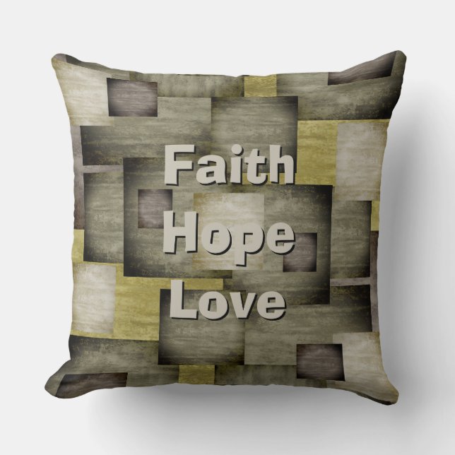 Fall Colour Blocks Cushion (Front)