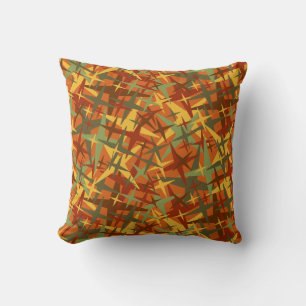 Fall Colour Fun with Stars Cushion