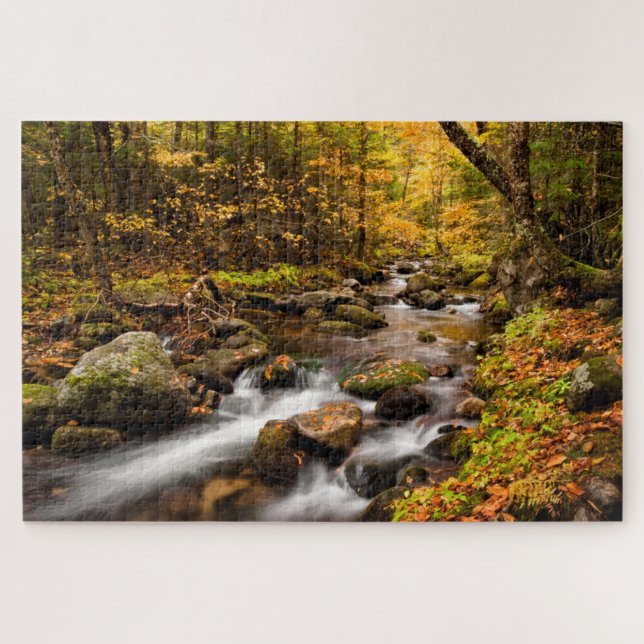 Fall Colour Jefferson Brook | White Mountains Jigsaw Puzzle (Horizontal)