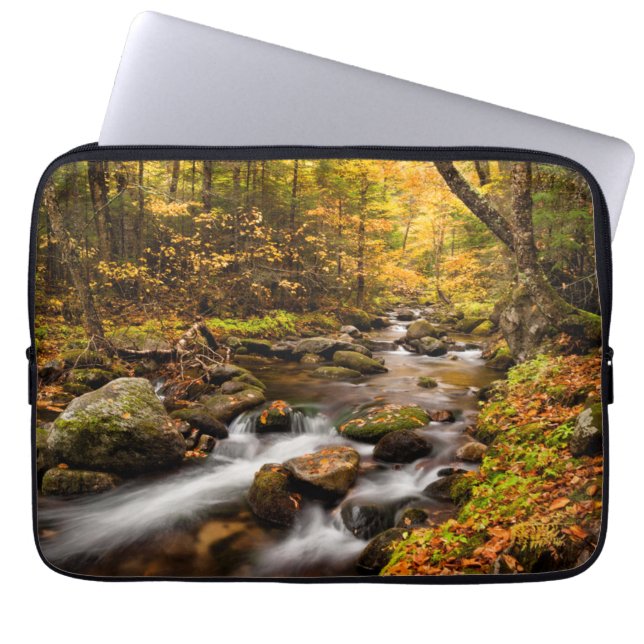Fall Colour Jefferson Brook | White Mountains Laptop Sleeve (Front)