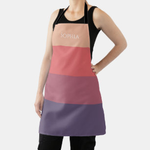 Fall Coloured Stripes- Apron