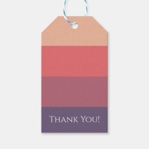 Fall Coloured Stripes- Gift Tags