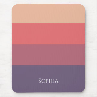 Fall Coloured Stripes- Mouse Pad