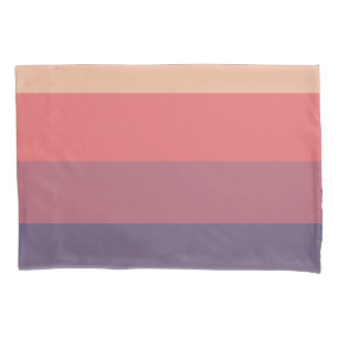 Fall Coloured Stripes- Pillowcase
