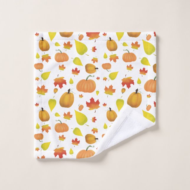 Fall colours bath towel set (Wash Cloth)