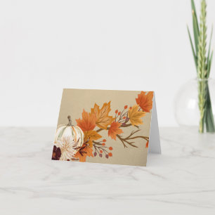 Fall Colours Blank Card