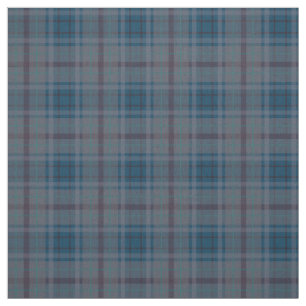 Fall Colours   Blue Grey Plaid Fabric