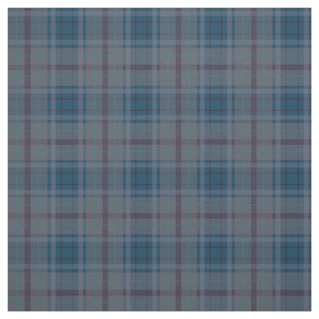 Fall Colours | Blue Grey Plaid Fabric (Swatch)