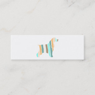 Fall Colours Cocker Spaniel Mini Business Card
