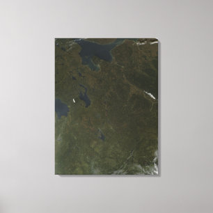 Fall colours in northwestern Russia Canvas Print