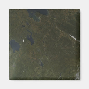 Fall colours in northwestern Russia Magnet