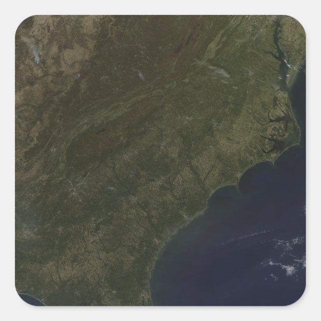 Fall colours in the southeastern United States Square Sticker (Front)