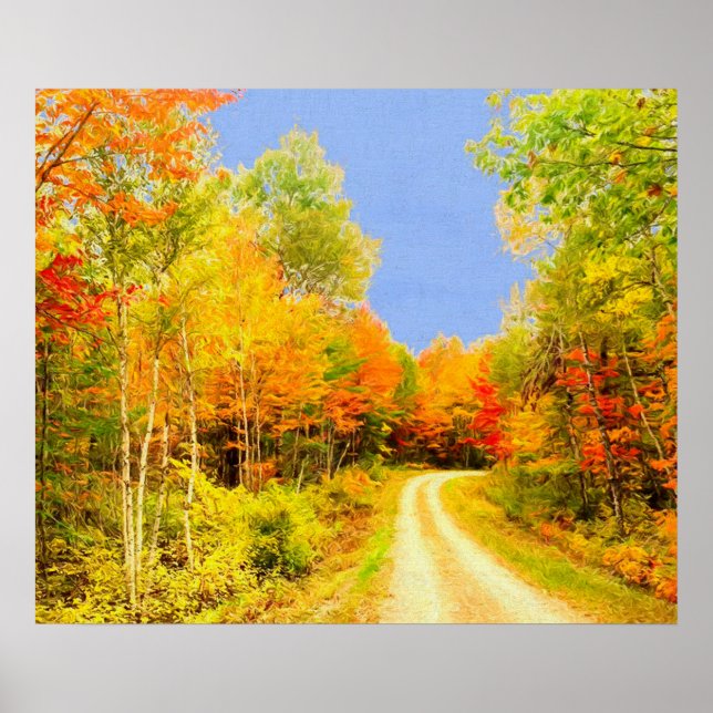 Fall Colours Maine Poster (Front)