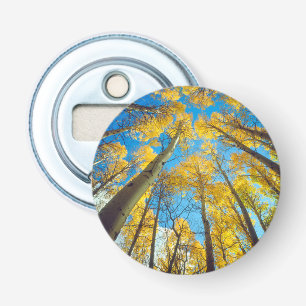 Fall colours of Aspen trees 2 Bottle Opener