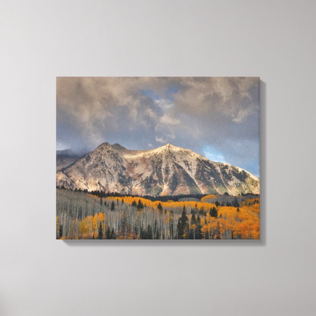 Fall Colours of Aspens, Keebler Pass Canvas Print (Front)