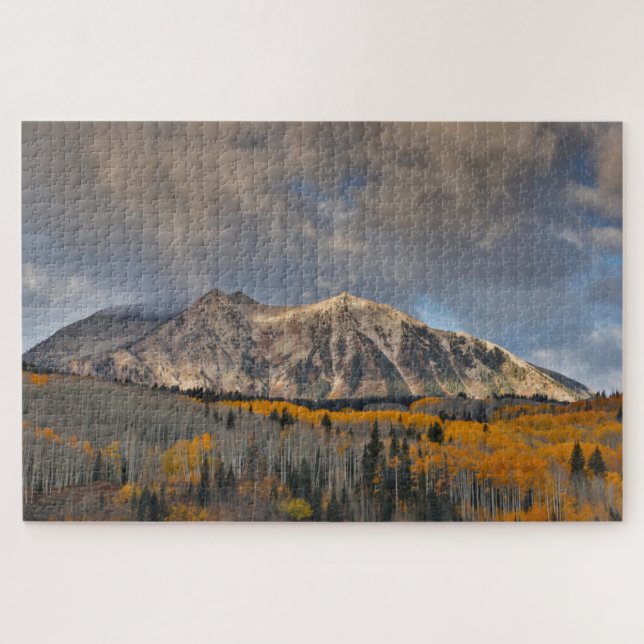 Fall Colours of Aspens, Keebler Pass Jigsaw Puzzle (Horizontal)