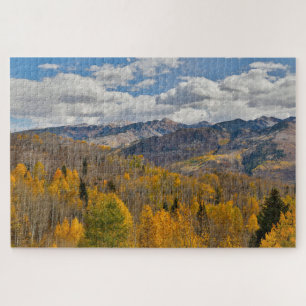 Fall Colours of Aspens & Oaks Keebler Pass Jigsaw Puzzle