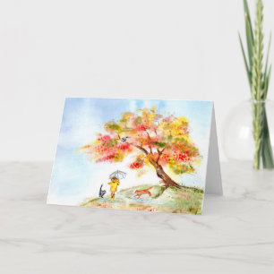 Fall Colours Sakura Card