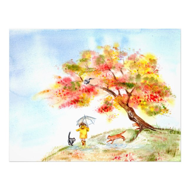 Fall Colours Sakura Photo Print (Front)