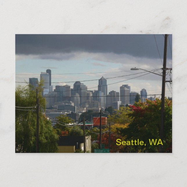 Fall Colours Seattle Postcard (Front)