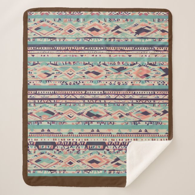  Fall colours Sherpa Blanket (Front)