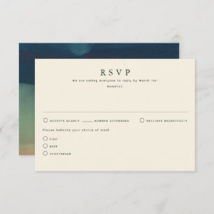 Fall Colours Wedding RSVP Cards