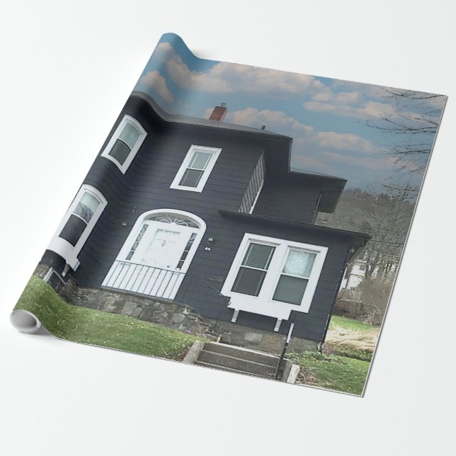 Fall Colours wrapping paper (Unrolled)