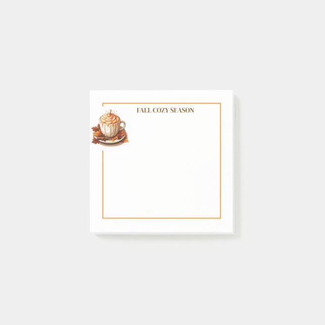 Fall Cosy Season Post Notes (Front)