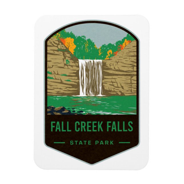 Fall Creek Falls State Park Magnet (Vertical)