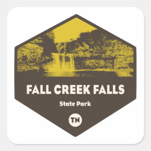 Fall Creek Falls State Park, Tennessee Square Sticker