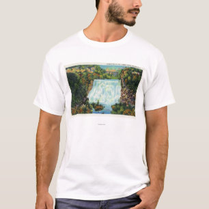 Fall Creek Gorge View, Ithaca Falls Scene T-Shirt