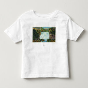 Fall Creek Gorge View, Ithaca Falls Scene Toddler T-Shirt