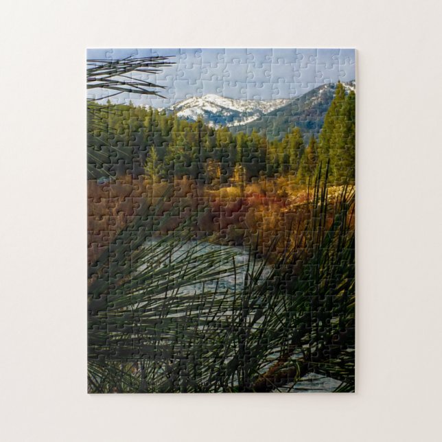 Fall Creek Mountain Jigsaw Puzzle (Vertical)