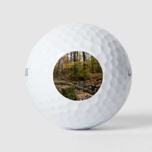 Fall Creek with Reflection at Laurel Hill Park Golf Balls