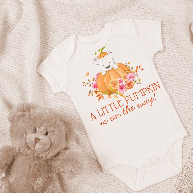 Fall Custom Grandparent Pregnancy Announcement Baby Bodysuit (Creator Uploaded)