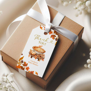 Fall Cutie Pie Baby Shower Gift Tag