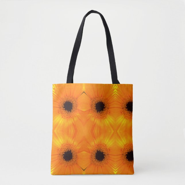 Fall Daisy Tote Bag (Front)