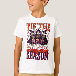 Fall Dancing Skeletons Tis The Season T-Shirt