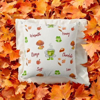 Fall design : autumn cozy decoration cushion