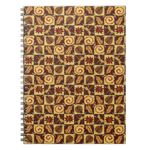 Fall Doodles Spiral Notebook
