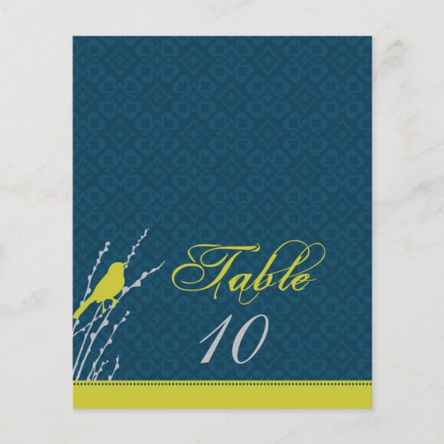 Fall Elegance Table Card 2 (Front)