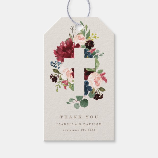 Fall Elegance Thank You Tag (Front)