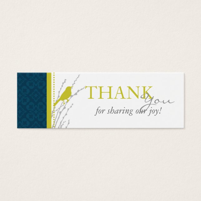 Fall Elegance TY Skinny Card (Front)