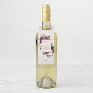 Fall Elegance Welcome Bottle Hanger
