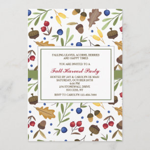 Fall Elements Invitation