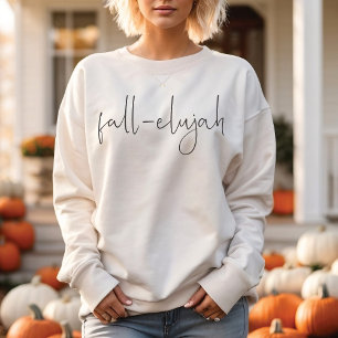 Fall-elujaa Trendy Minimalist Fall-Hallelujah  Sweatshirt